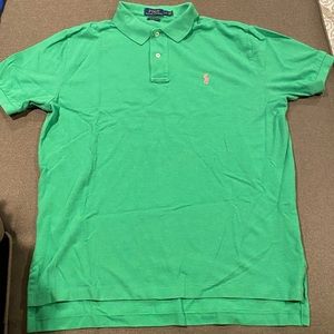 Lime Green Classic Fit Polo Ralph Lauren Polo